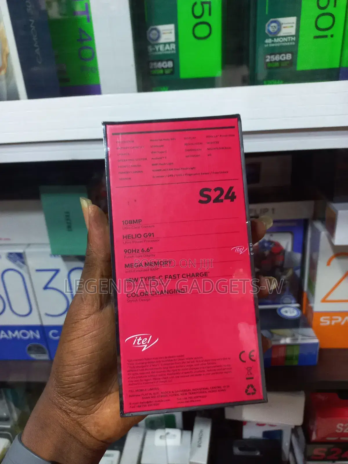New Itel S24 128 GB