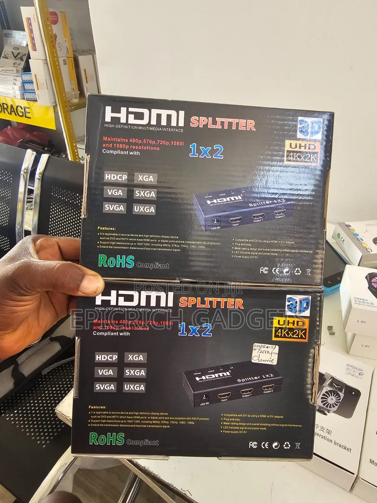 Two Ports HDMI Splitter