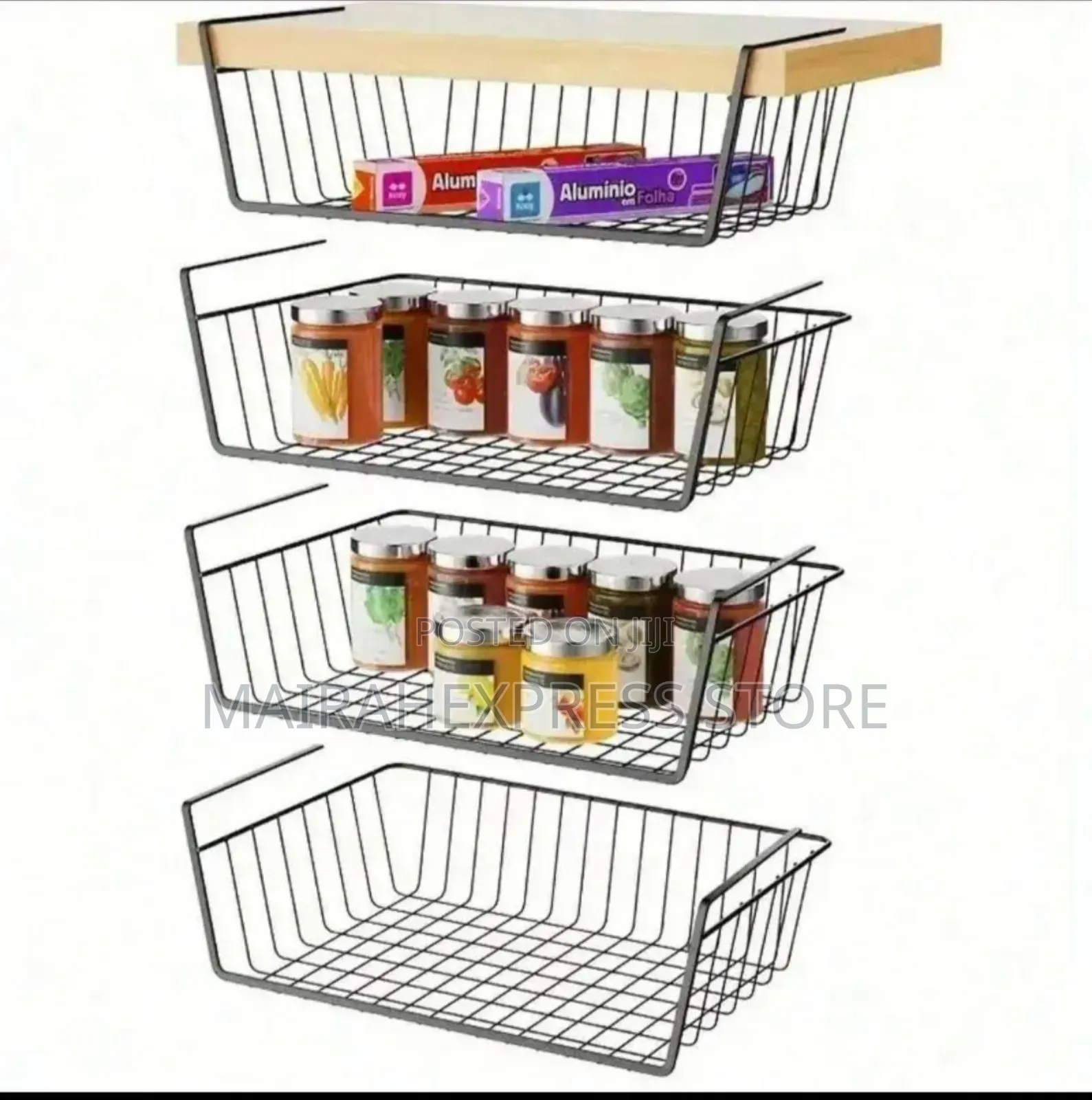 Hanging Mesh Basket Wardrobe Holders