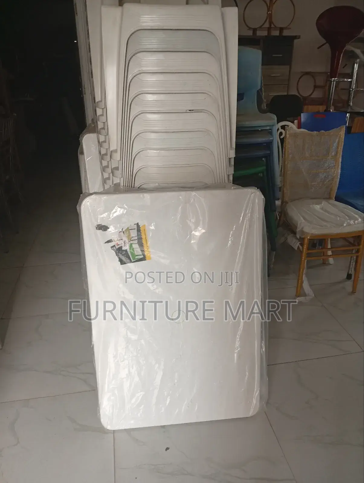 Plastic Table With Plastic Legs