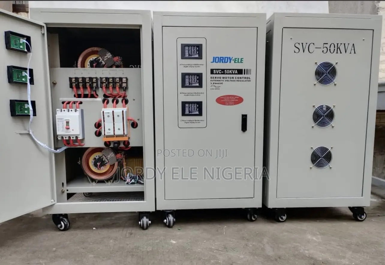 50kva 3phase Automatic Voltage Regulator Stabilizer 160-450v