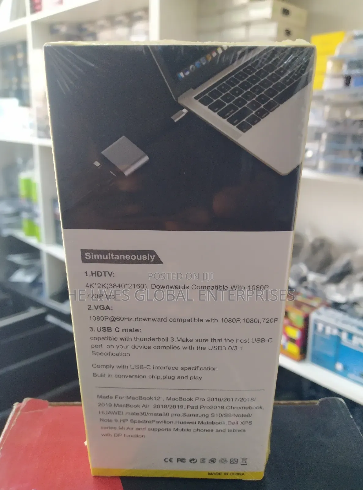 Type C to HDMI + VGA