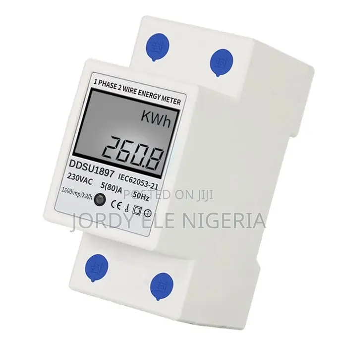 Digital Electric Energy Meter Single Phase Din Rail