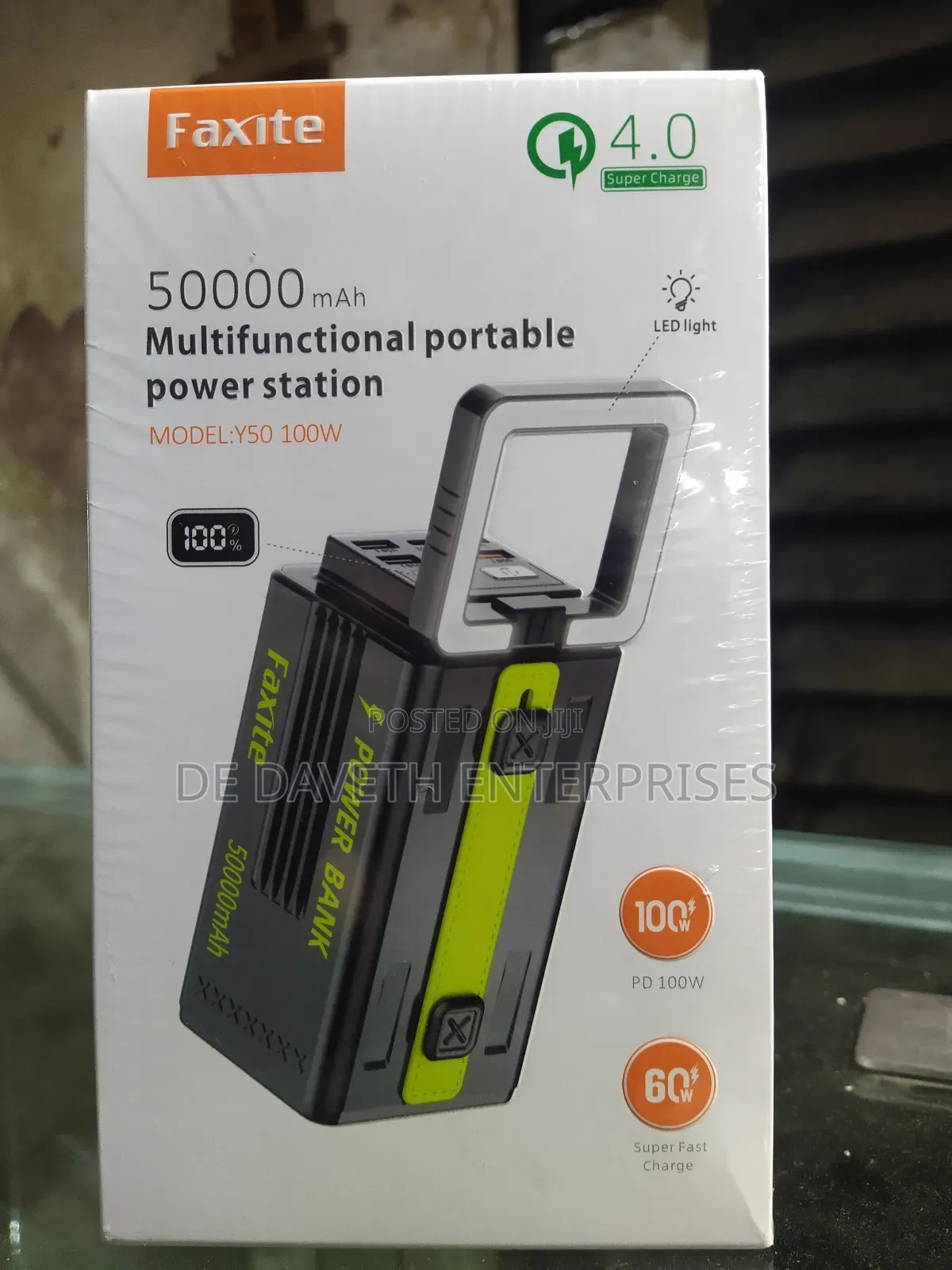 Faxite 50000mah Multifunctional Power Bank
