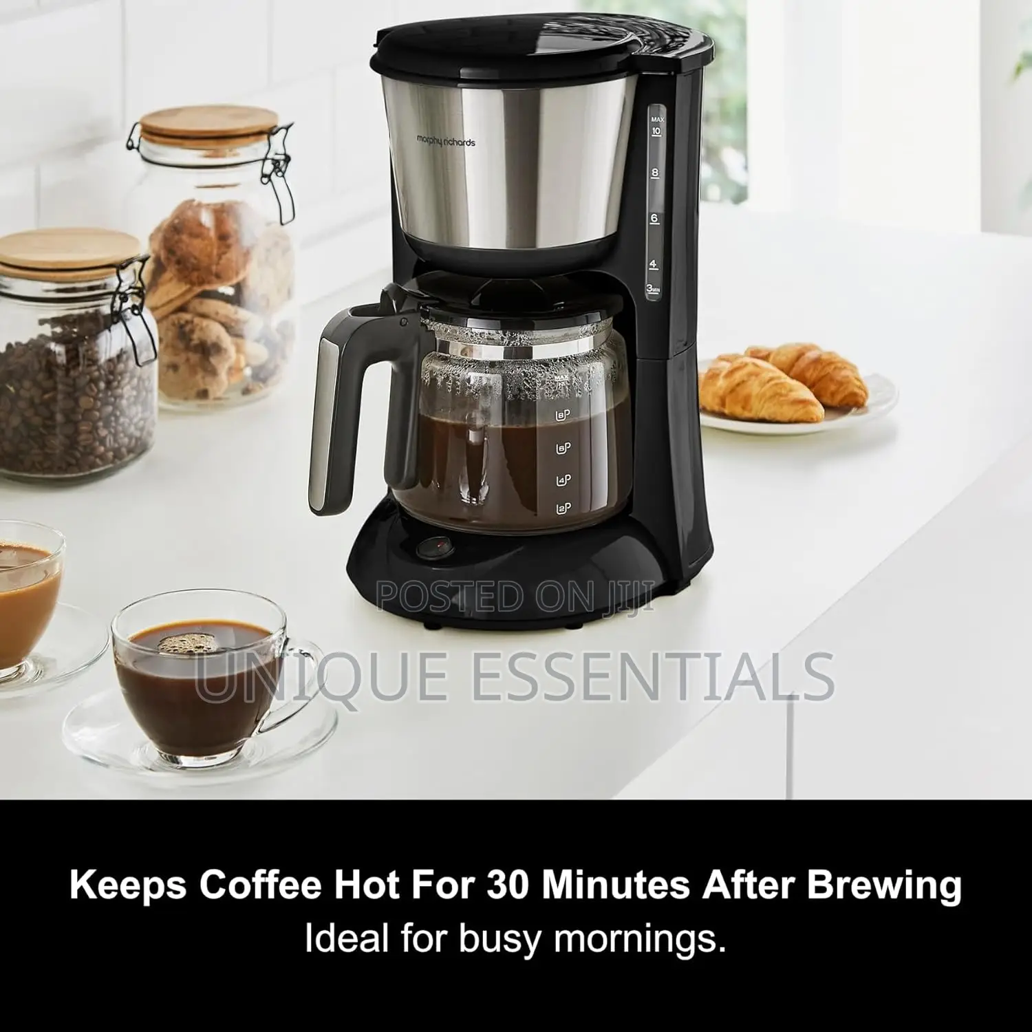 Equip Filter Coffee Machine - Brushed Steel