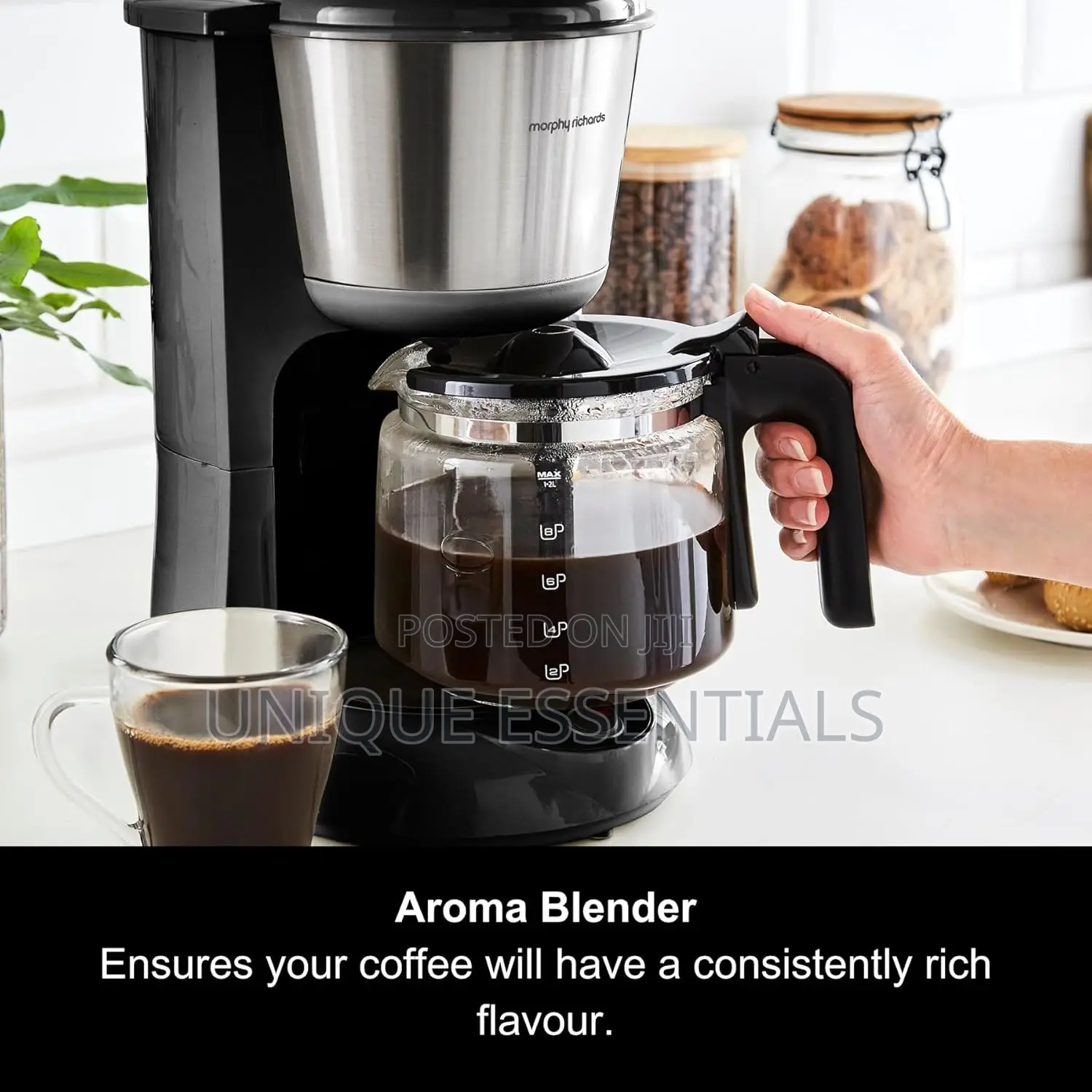 Equip Filter Coffee Machine - Brushed Steel