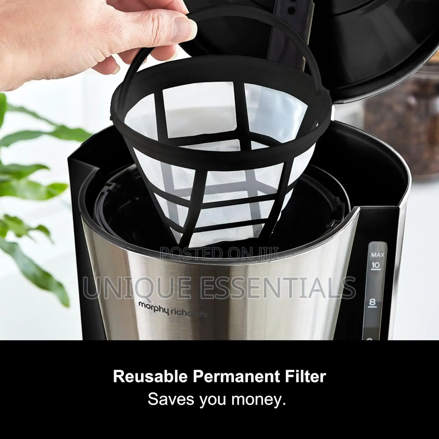 Equip Filter Coffee Machine - Brushed Steel