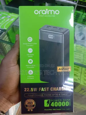 Oraimo 22.5w 40,000mah Power Bank