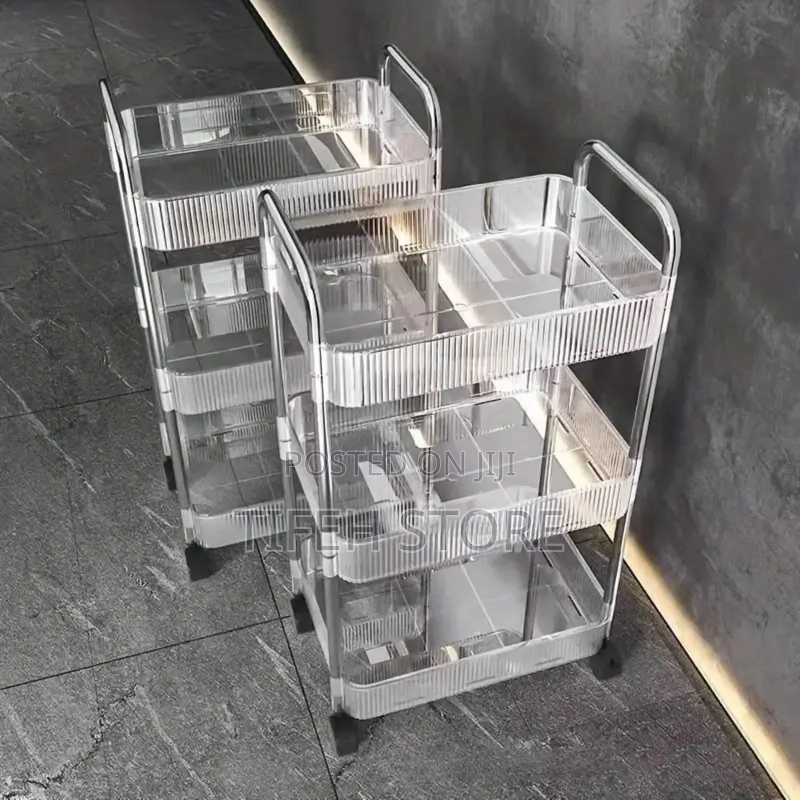 Acrylic Trolley Storage