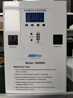 2000w Solar Generator/200w Solar Panels/Extral Backup Space