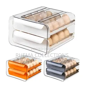 32 Grids Modernized Transparent Egg Rack/Organizer