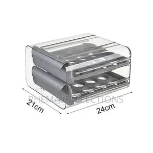 32 Grids Modernized Transparent Egg Rack/Organizer