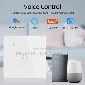 1 Gang Smart Tuya Switch Voice Control With Alexa and Google