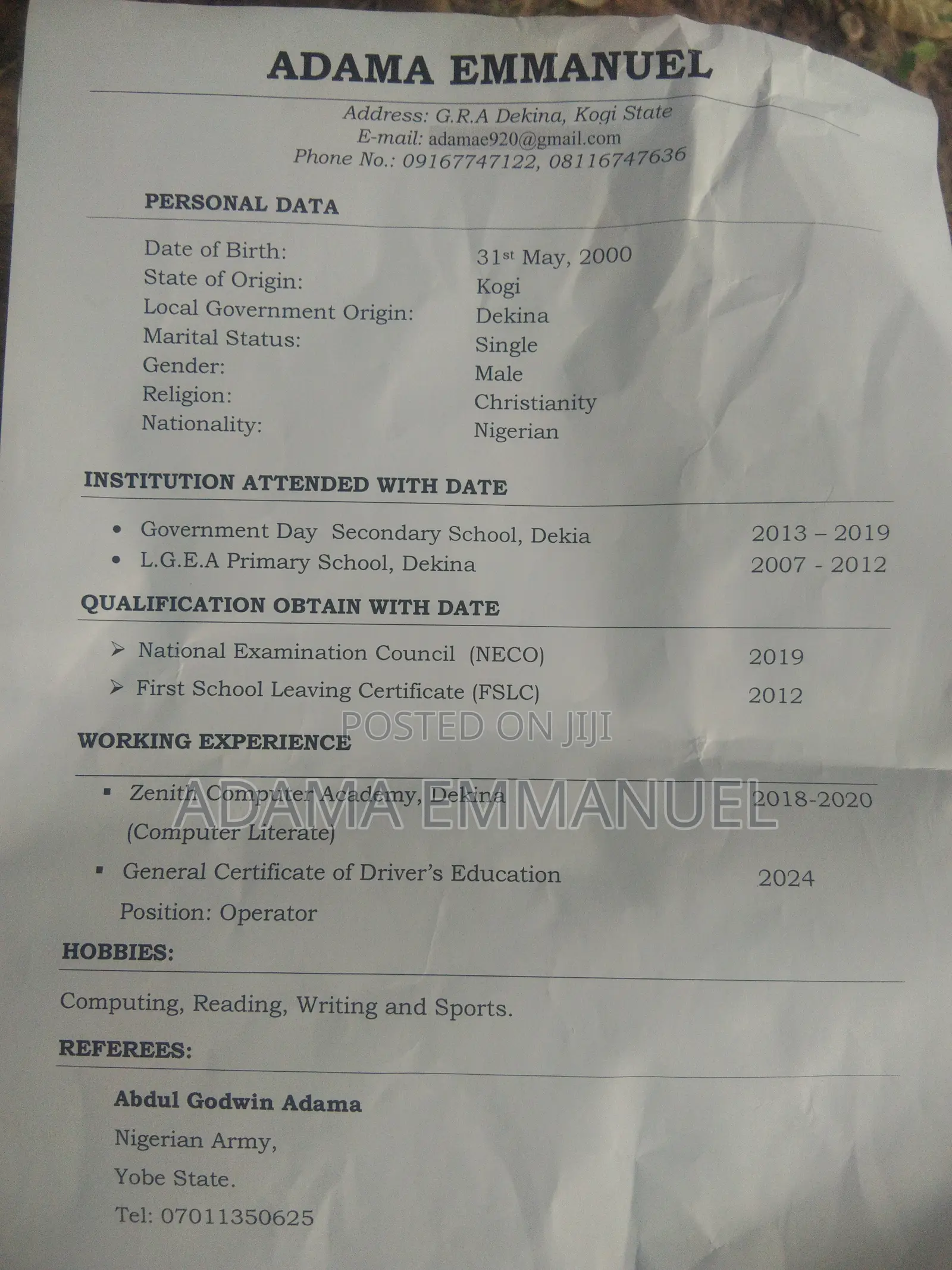 Experienced Private Driver