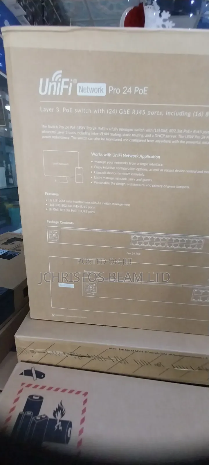 LAYER 3 POE SWITCH. UNIFI.Pro 24 Poe