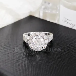 Non-Fading Solid Silver Engagement Ring