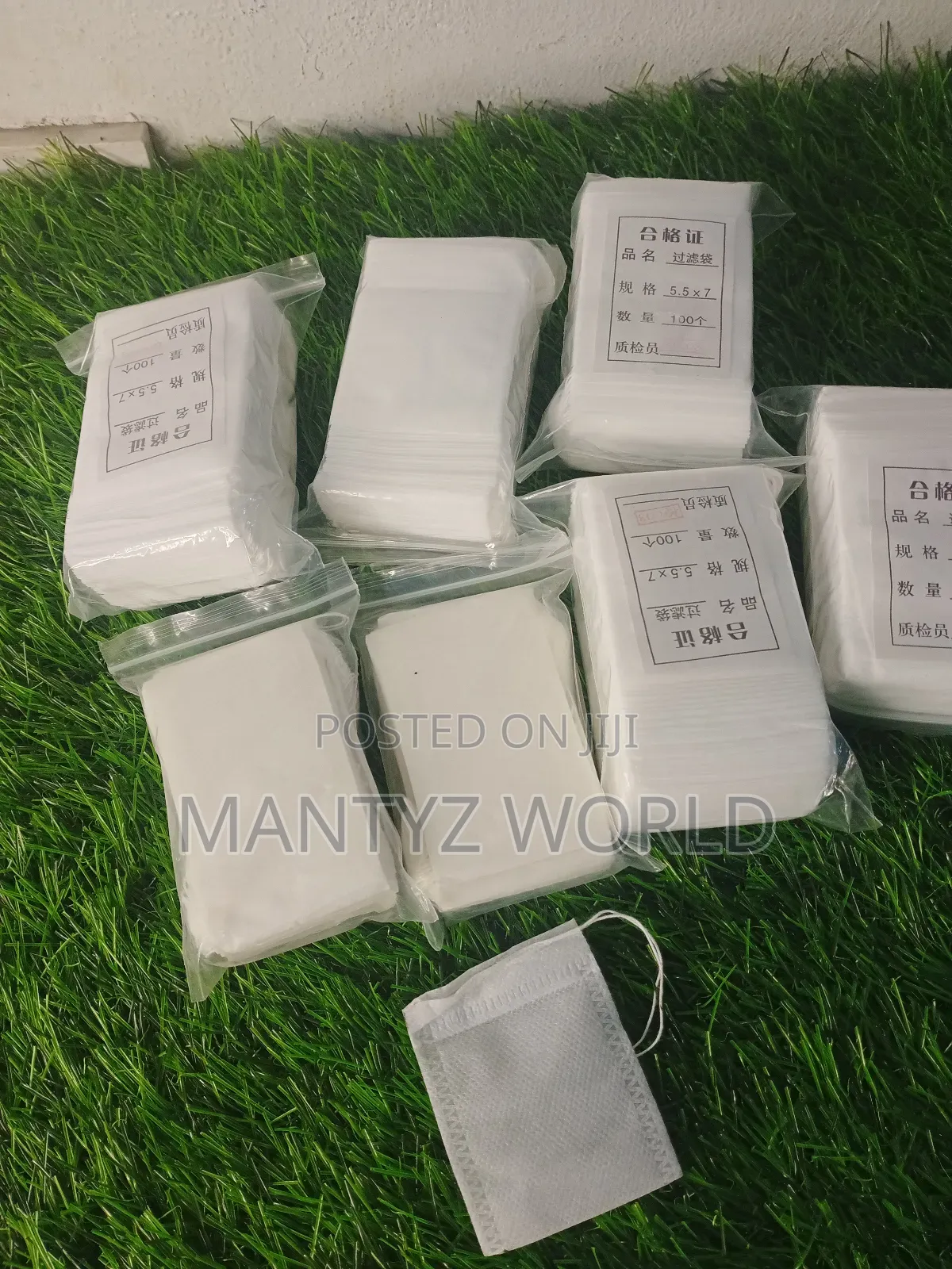 Empty Teabags With Drawstring (100pcs)