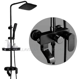 Basic Black Hot And Cold Showers Mixers