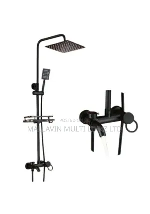 Hot And Cold Black Shower Mixers