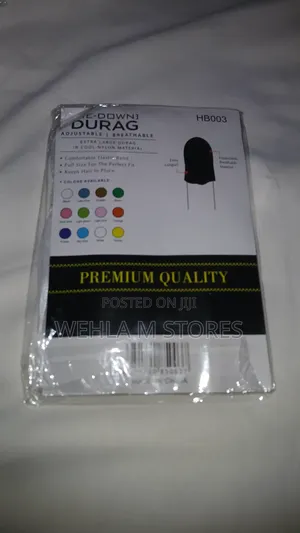 Silky Durag (White Durag)