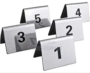 Qaulity Stainless Steel Table Numbers Stand 1-100 Mostly