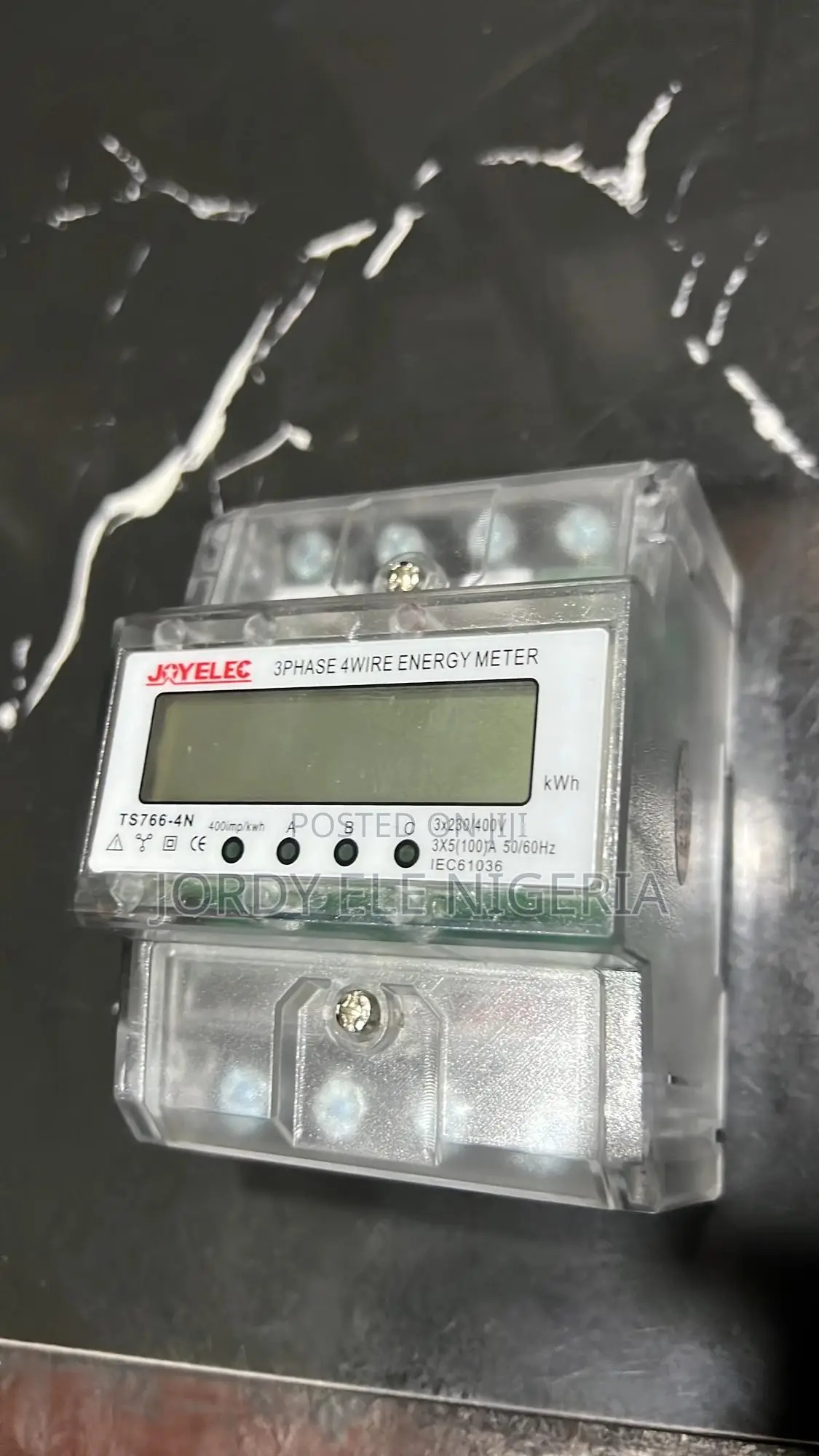 Three Phase Electricity Power Energy Check Meter 100a
