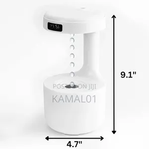 Cool Mist Humidifier, Anti-Gravity Water Drops With Sound