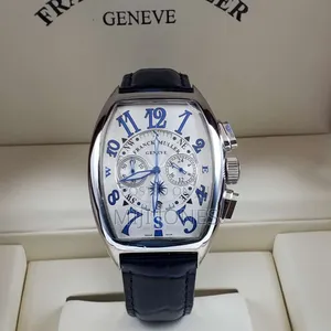 FRANCK Muller Geneve Leather Watch
