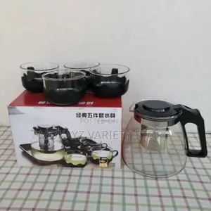 Exotic 5pcs Large Capacity Glass Water Jug/Teapot Drinking Cups