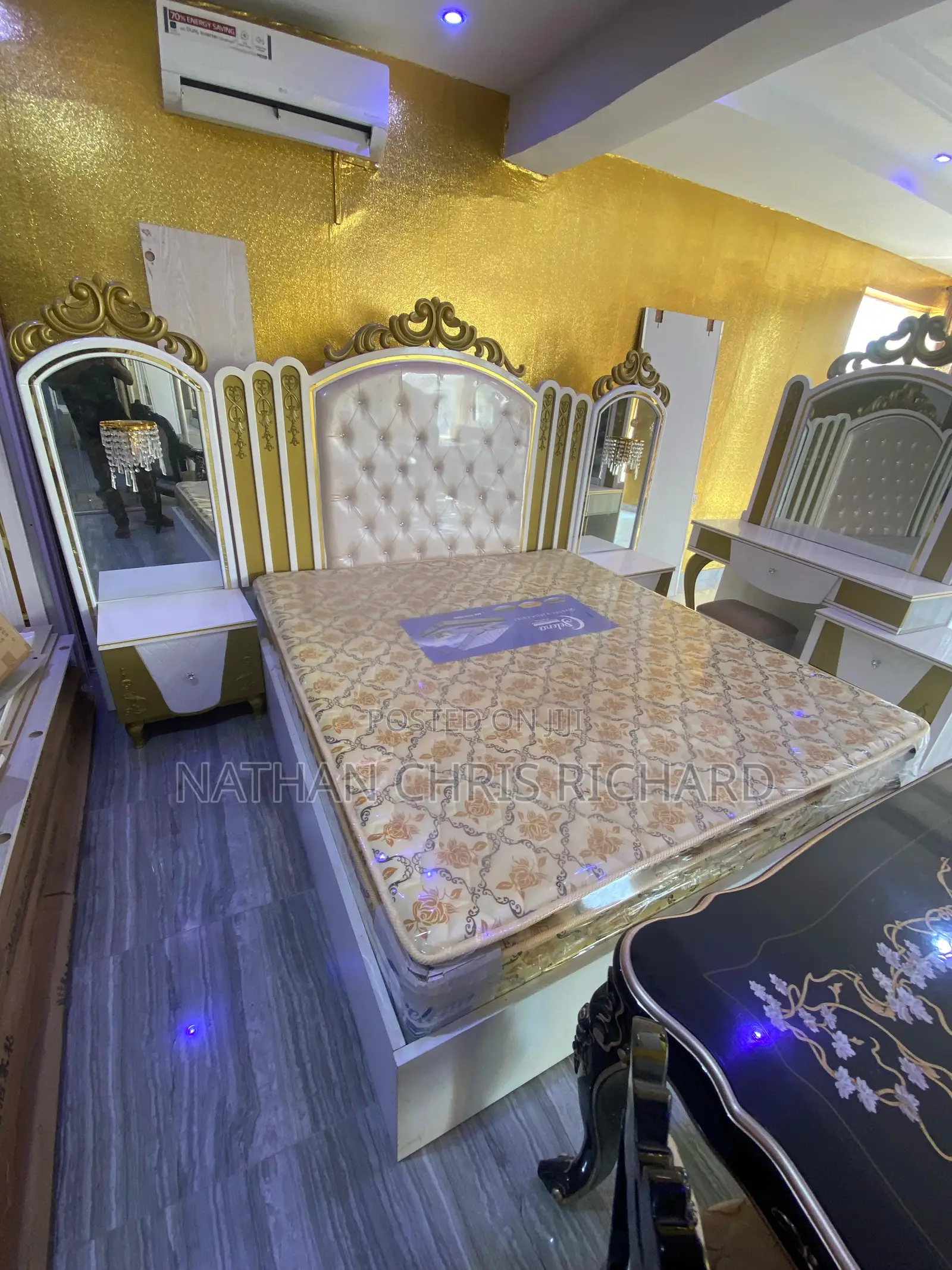 High Quality Bedset With Wardrobe and Table