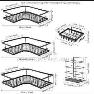 Bathroom Multifunctional Triangle 5 In 1 Shelf