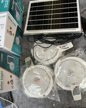 4 Solar Ceiling Lights With One Panel