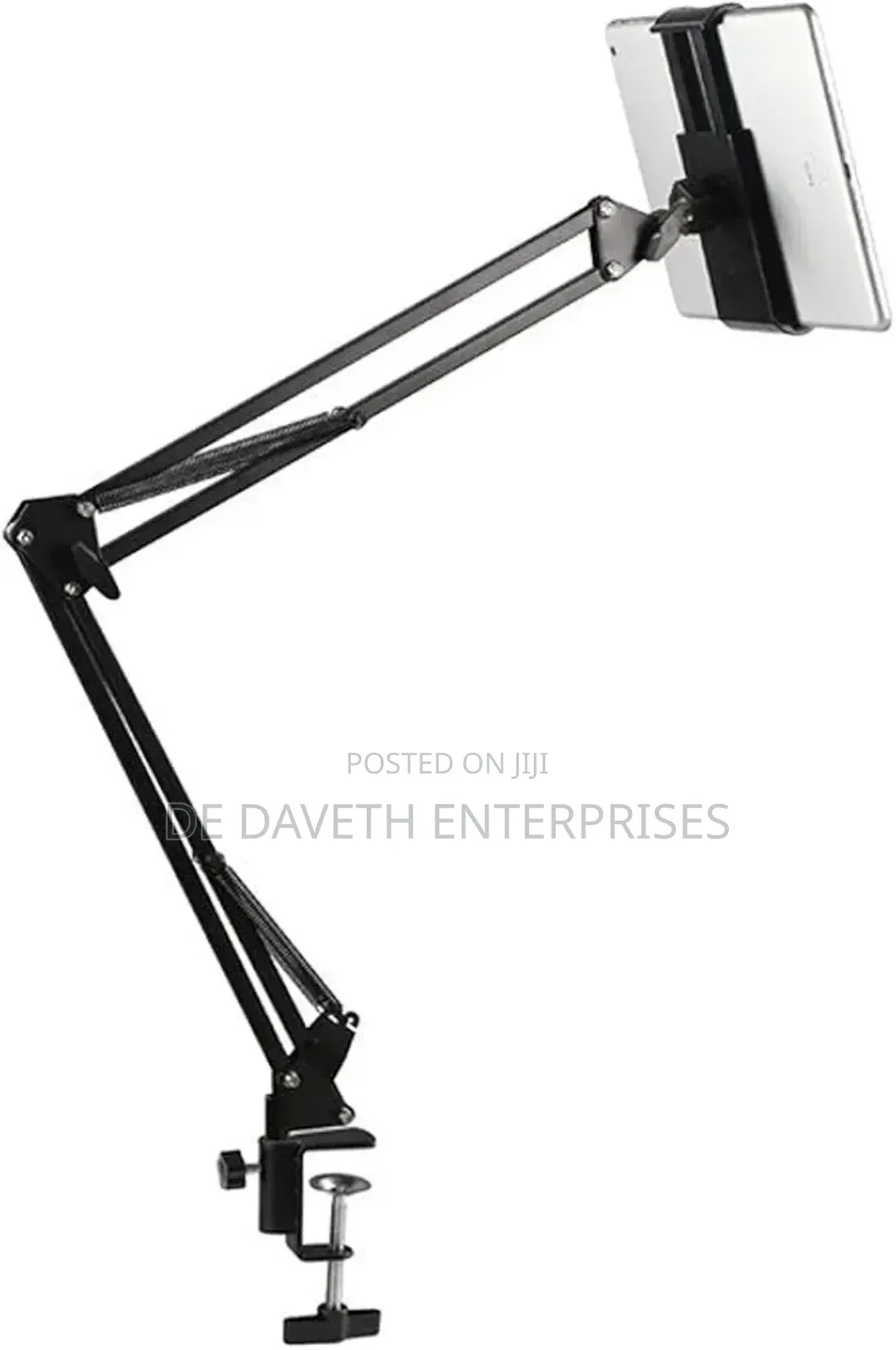Table Clamp Tablet Holder With Extension Boom Spring