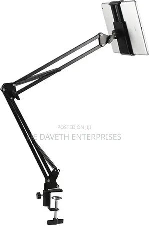 Table Clamp Tablet Holder With Extension Boom Spring