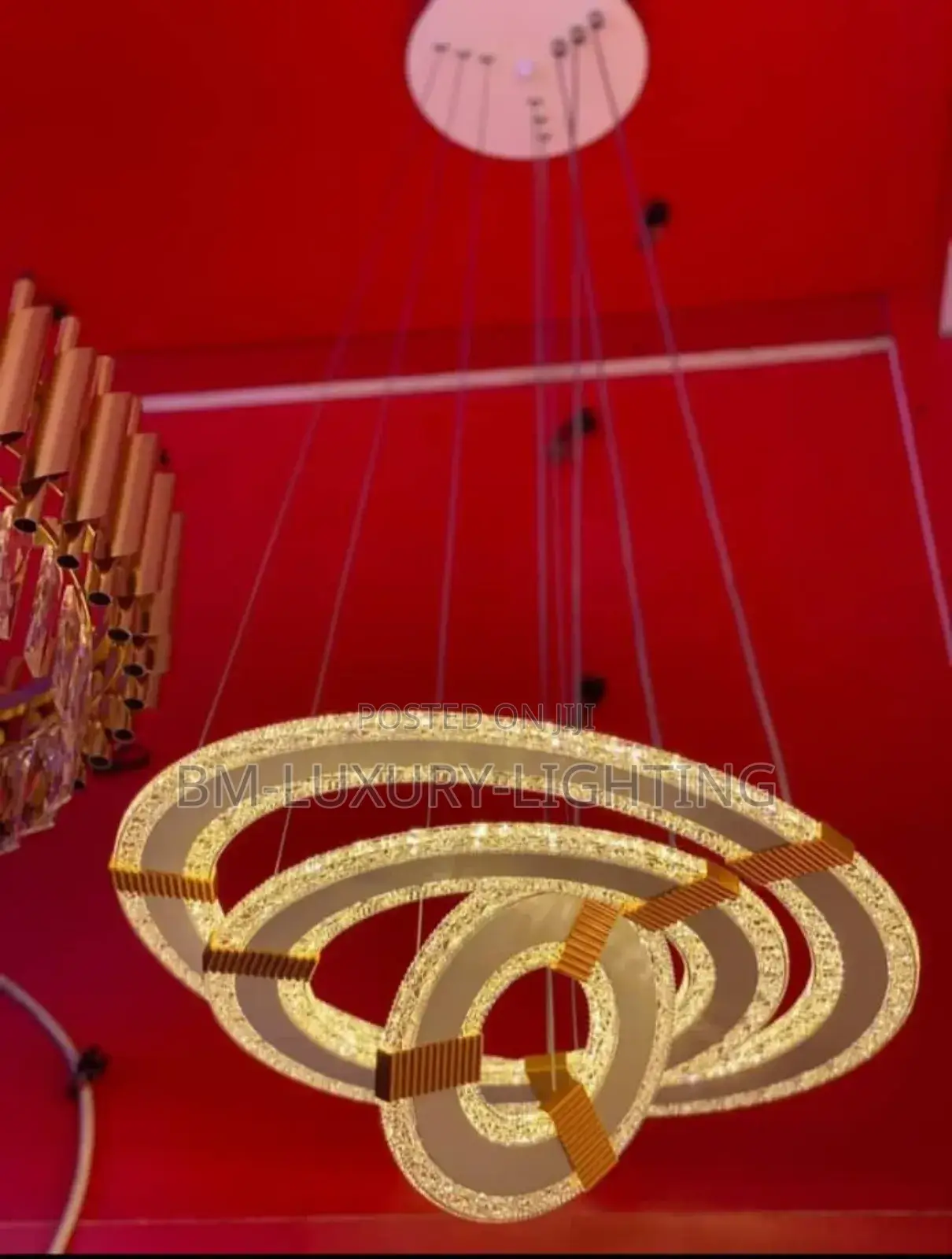 3 Ring Crystal Luxury Chandelier