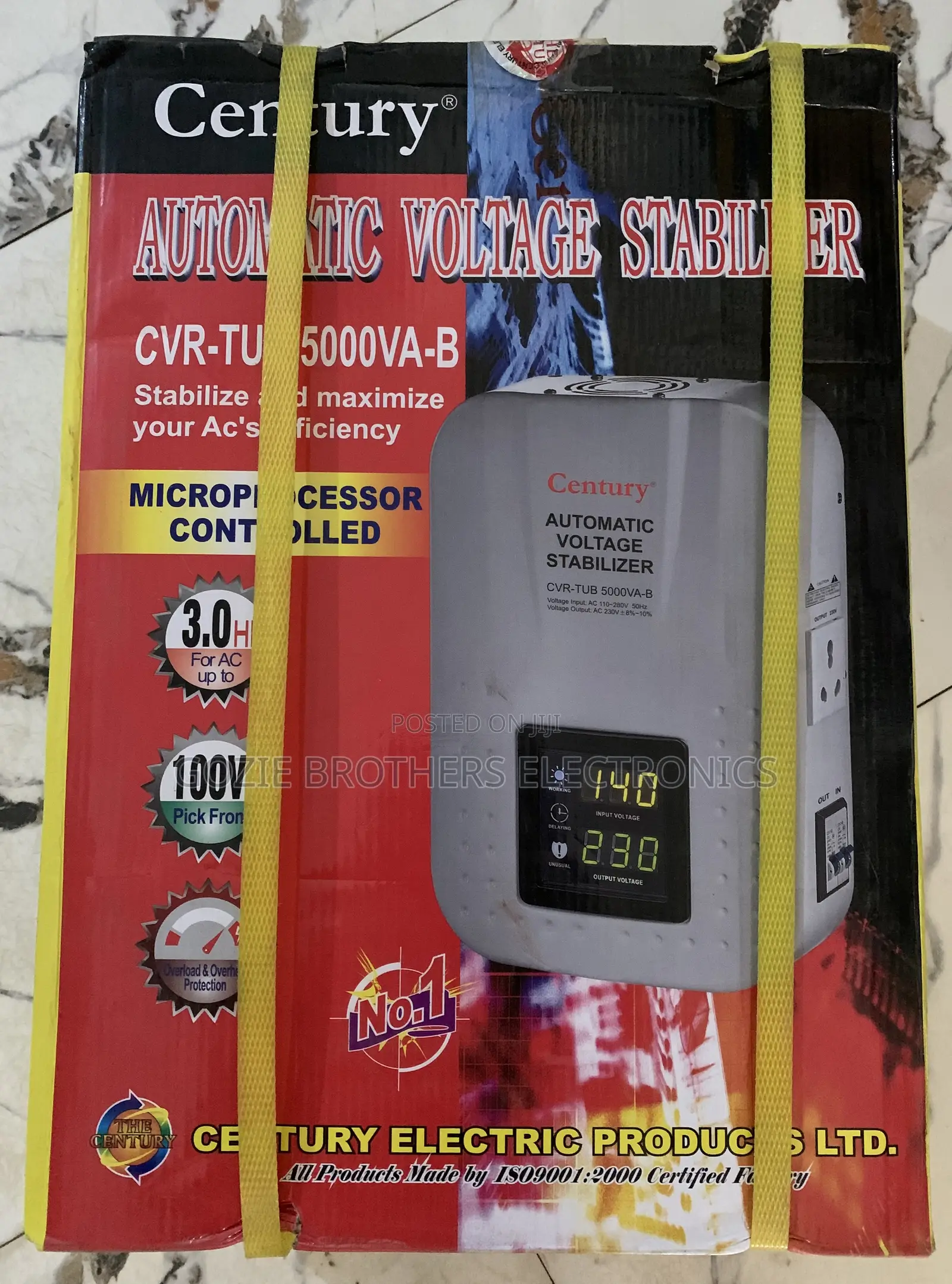 Century Wall Stabilizer (5000 Kva) Digital Display