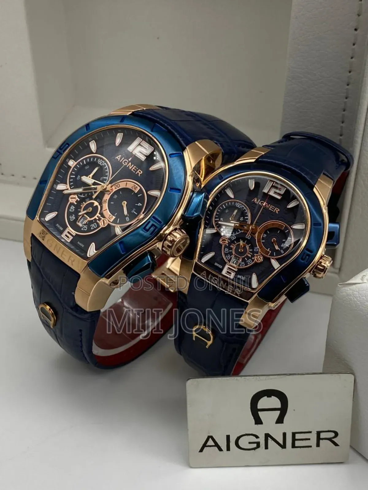 Aigner His and Hers Leather Watch