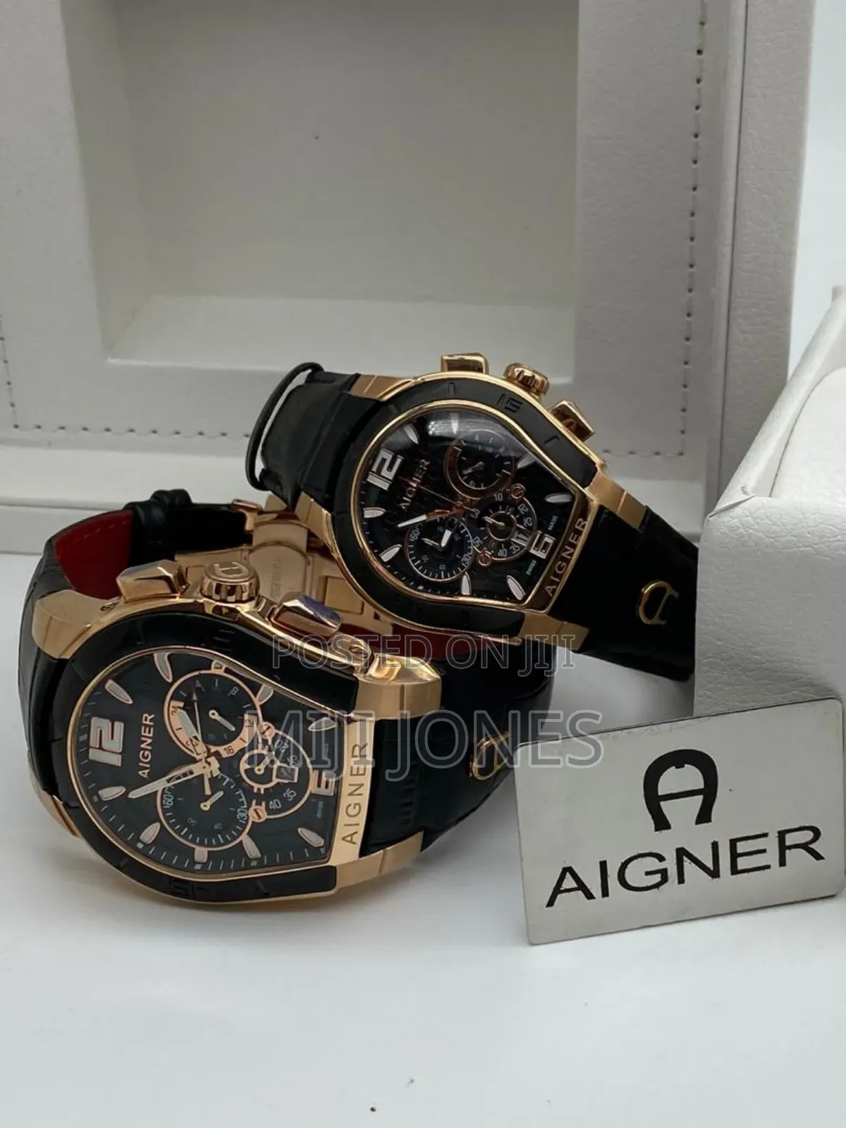 Aigner His and Hers Leather Watch
