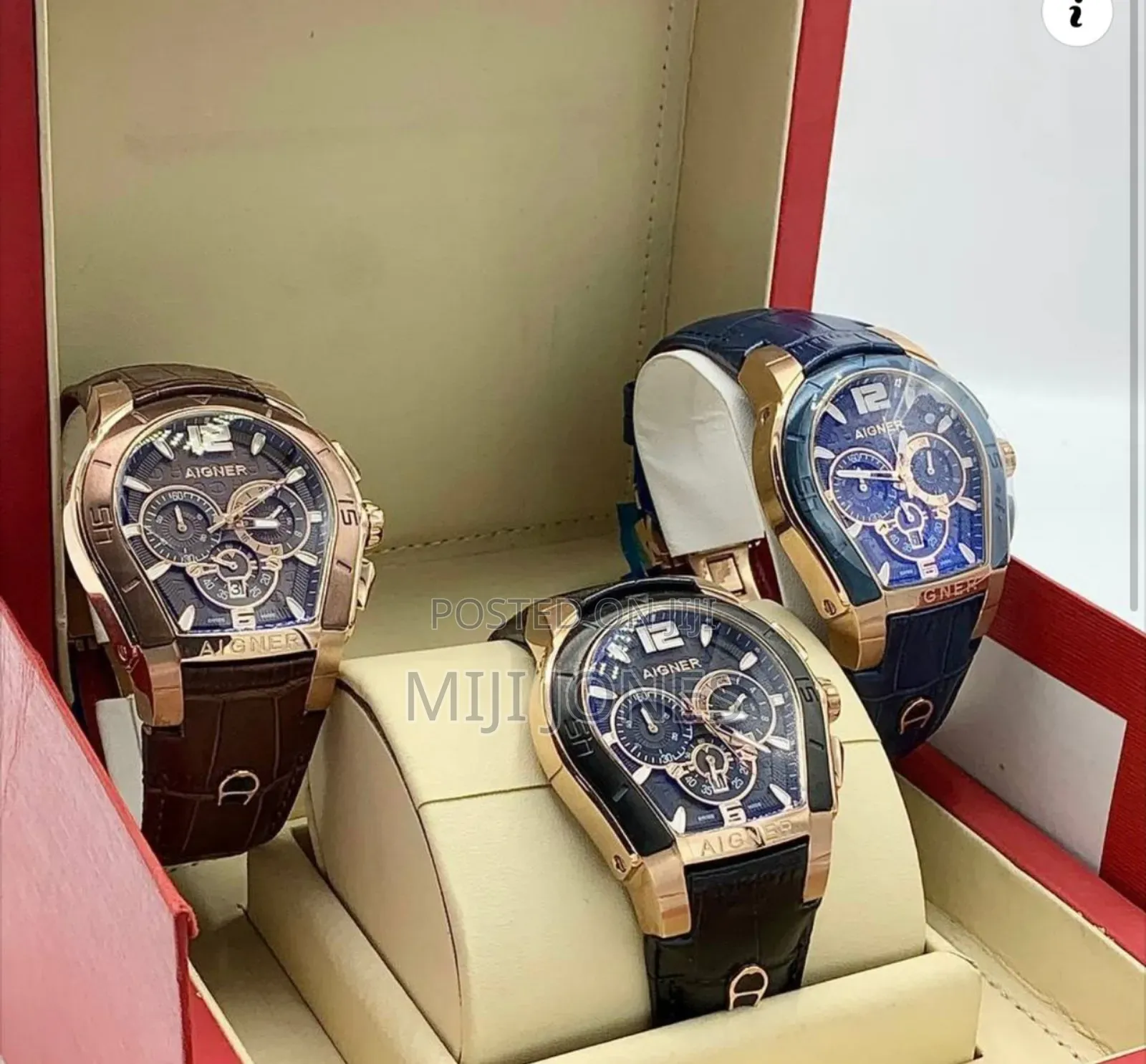 Aigner His and Hers Leather Watch