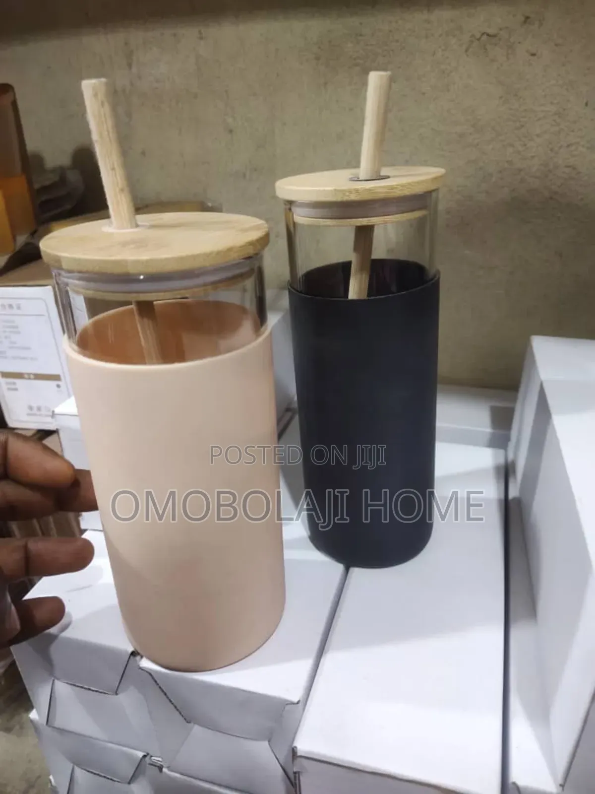 Straw Cup With Staw