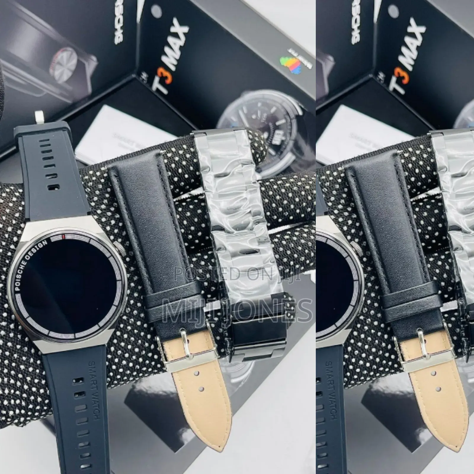 PORSCHE Smartwatch With (3) Different Strap*