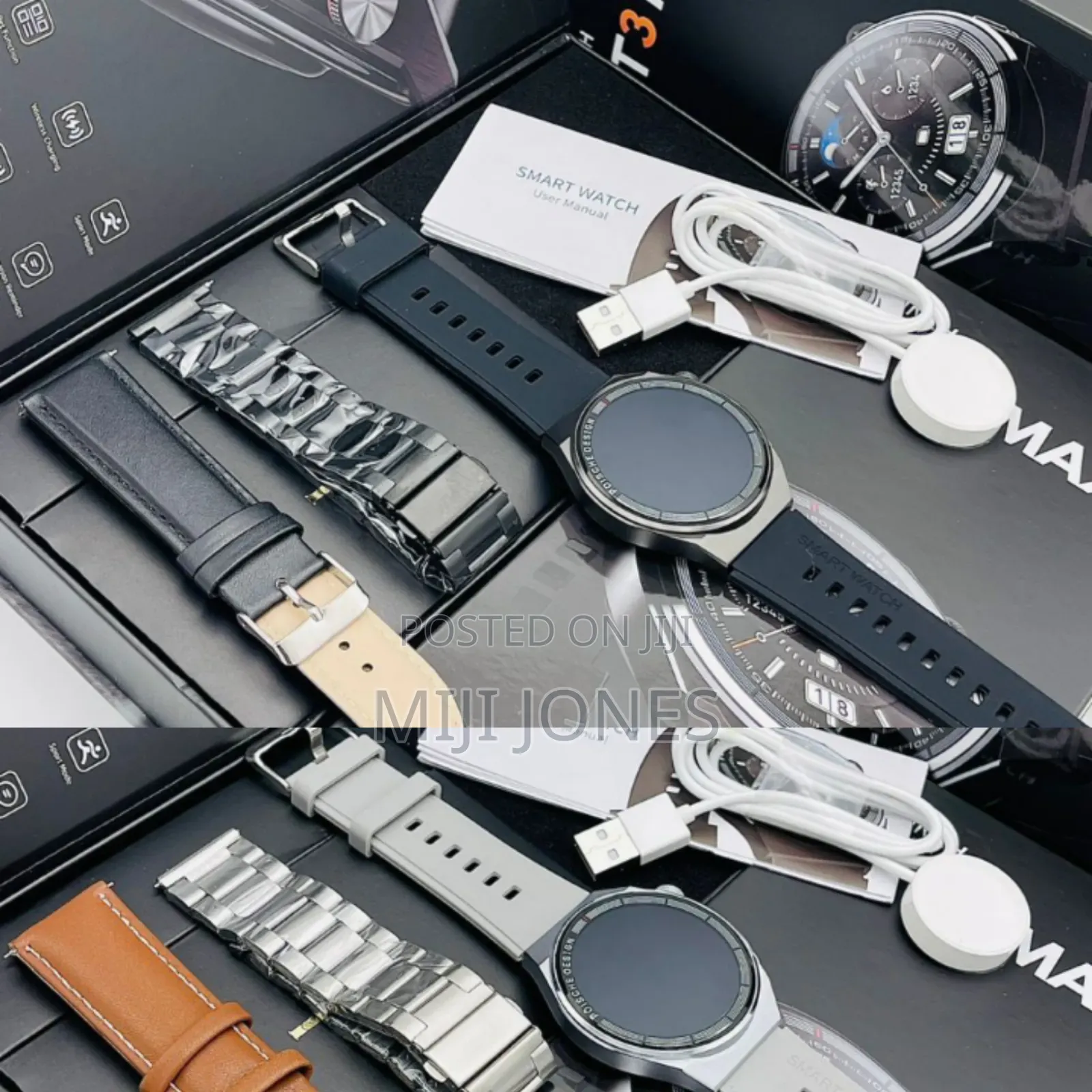 PORSCHE Smartwatch With (3) Different Strap*