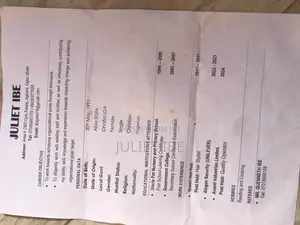 Aplication for a Hotel Job
