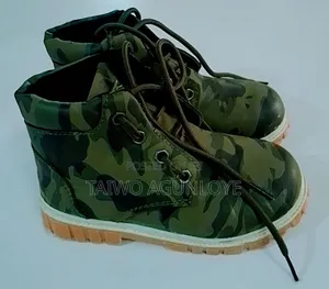 Boys Army Boots