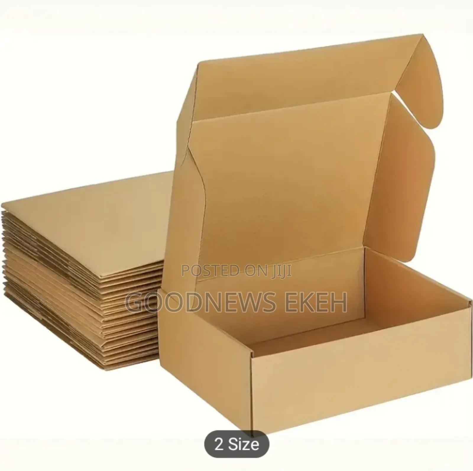 10pcs Multi-Size Corrugated Cardboard Shipping Boxes