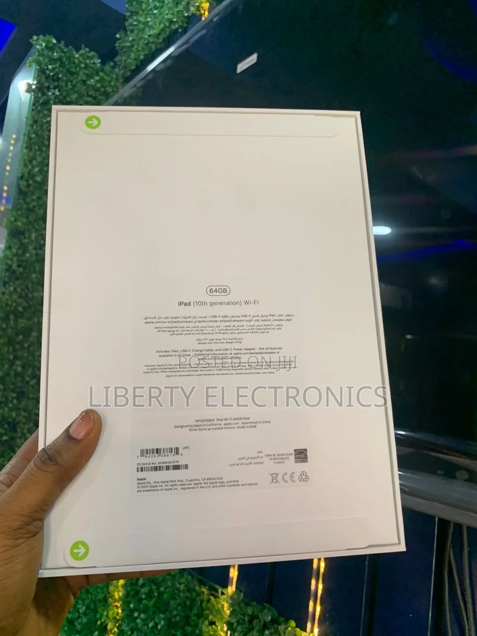 New Apple iPad (2022) 64 GB Pink