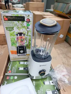 Hoffmans 1200watts Blender(Cup Is Glass)