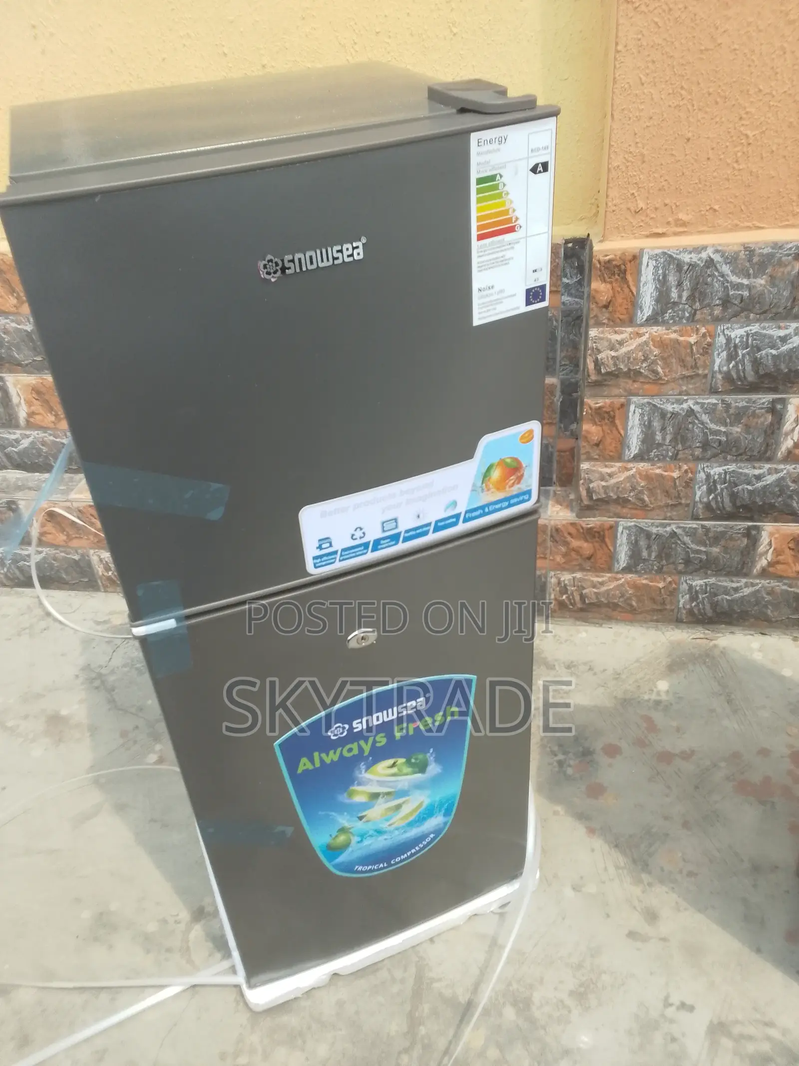 Snowsea (Bcd-166) 120liter Refrigertor (Silver)