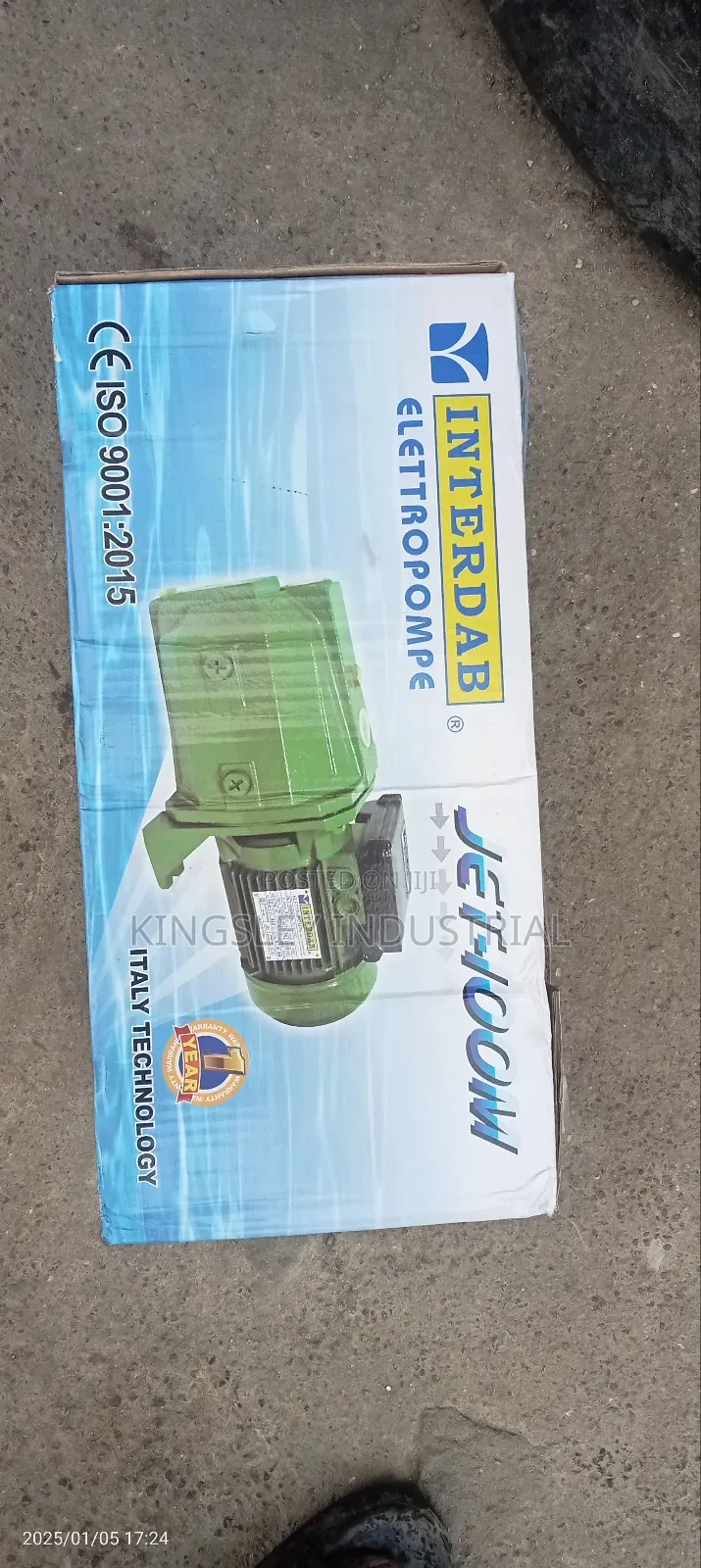 INTERDAB Surface Water Pump 1hp 1yr Warranty