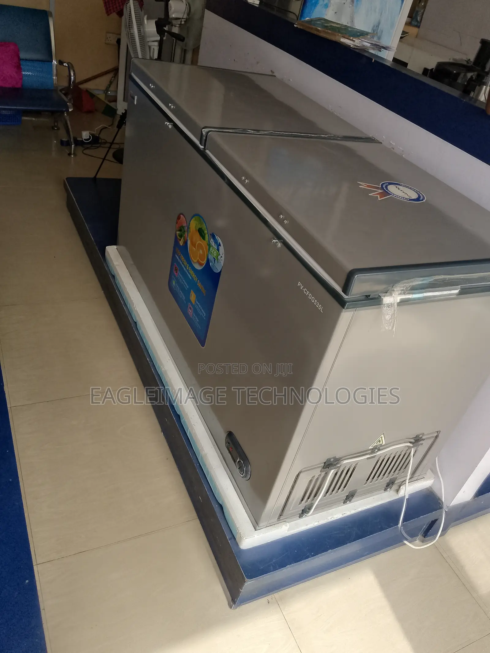 Spacious Polystar 432L Double Chest Freezer(Pv-cfdg535l)